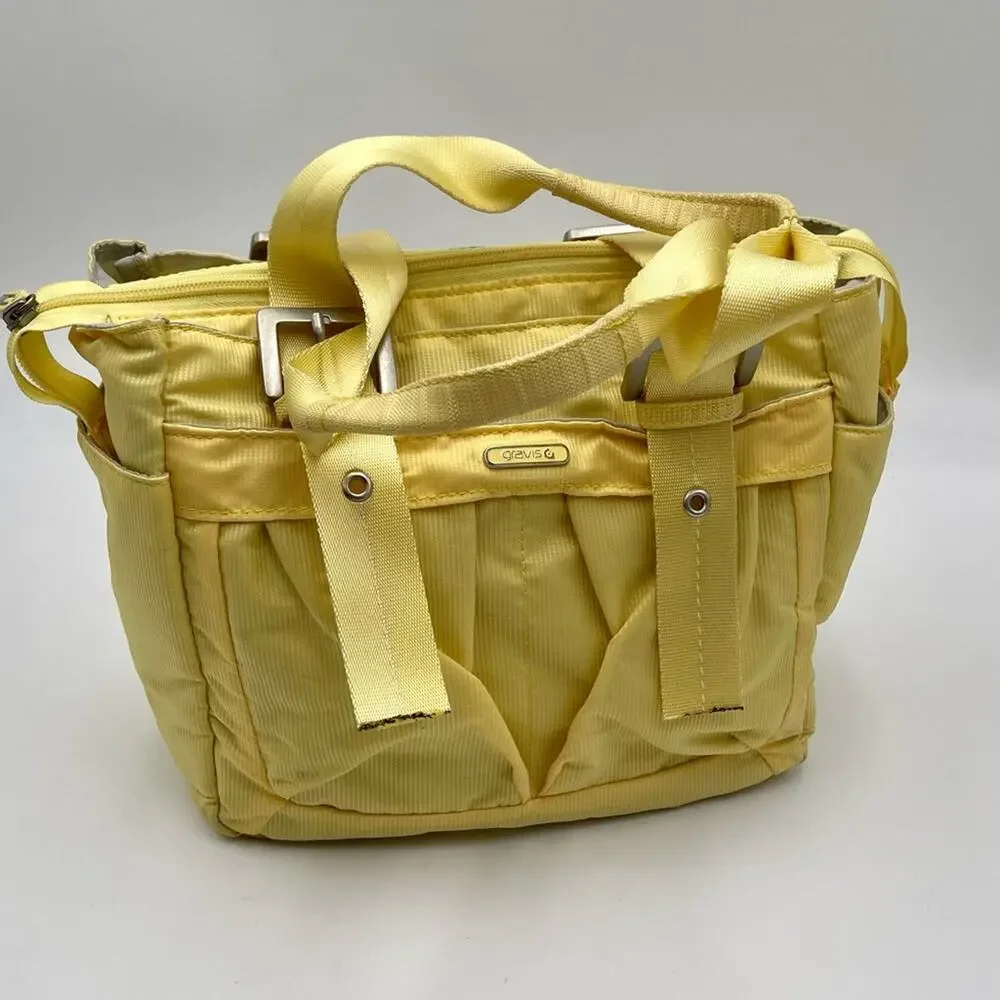 GRAVIS women's tote satchel small bag yellow